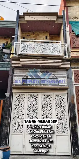 tanah merah ruko/rumah usaha