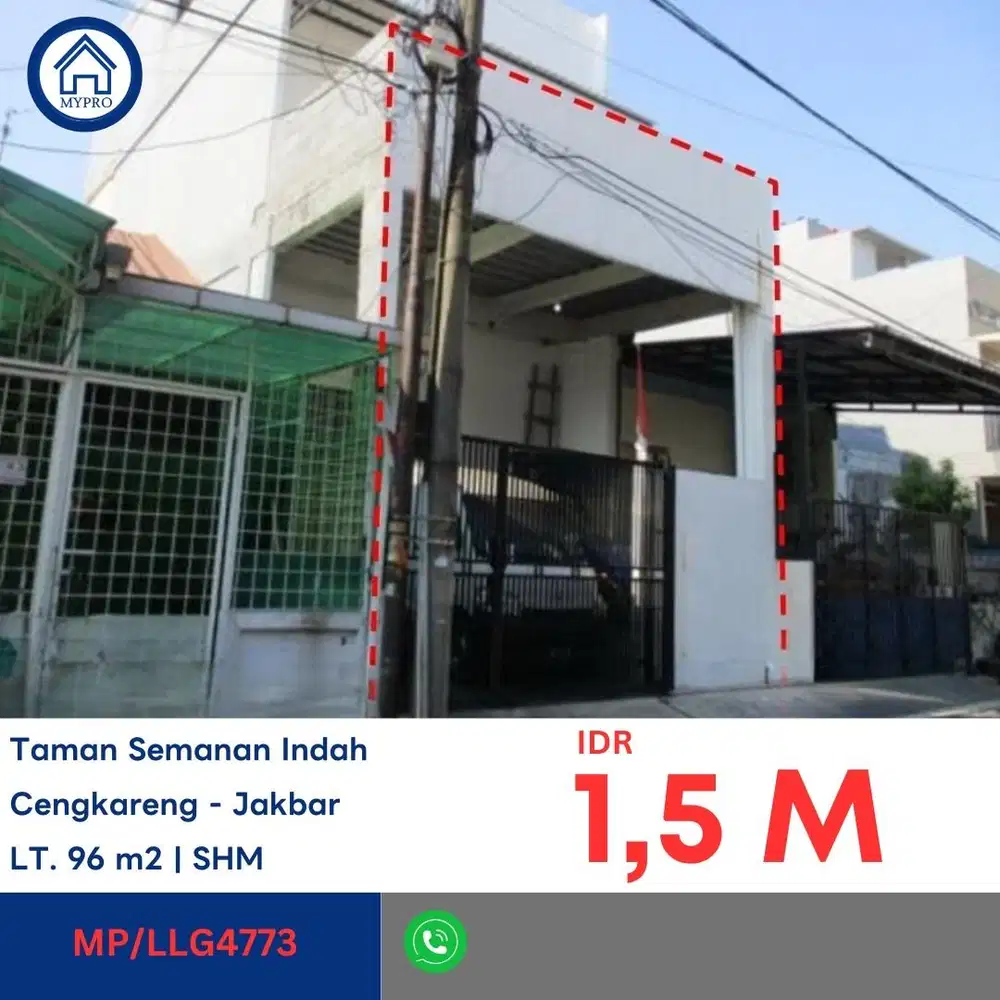 AYDA RUMAH DI TAMAN SEMANAN INDAH  CENGKARENG JAKARTA BARAT