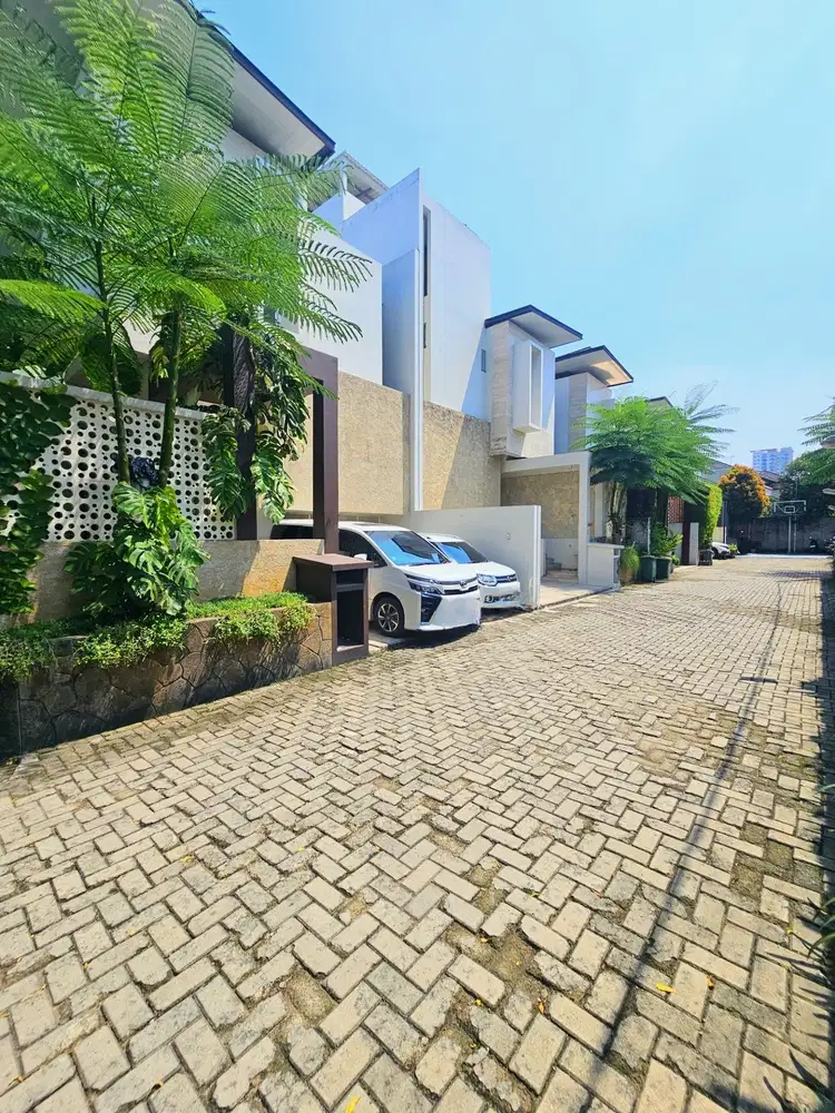 Rumah Dijual Cilandak. Furnsih, Banyak Open Space & Asri. Akses Lebar
