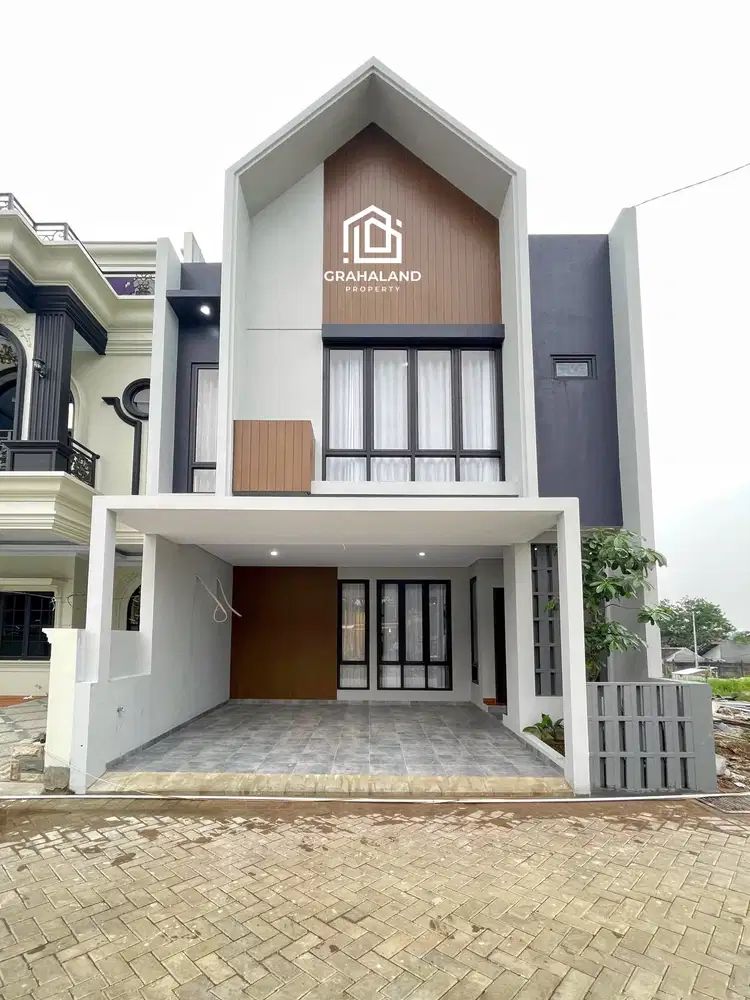 DIJUAL RUMAH BARU MODERN SIAP HUNI DALAM CLUSTER DI CIGANJUR JAGAKARSA
