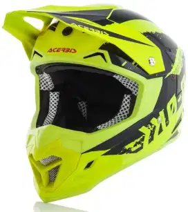 Helm Cross Enduro Acerbis Yellow Fluo Ukuran L