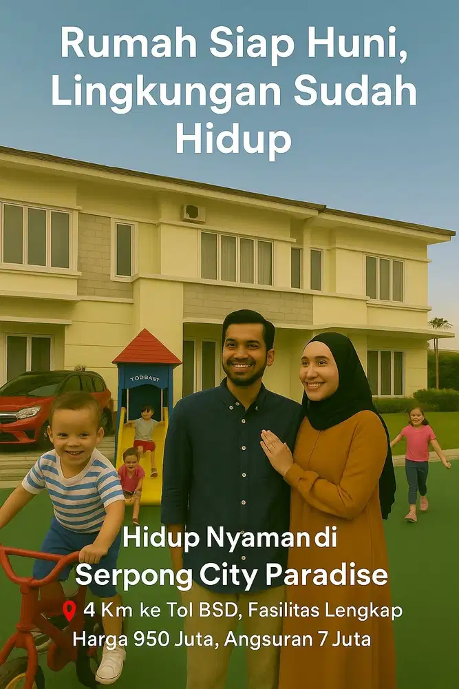 Strategis Rumah di tangerang Selatan Paradise Walk Mall