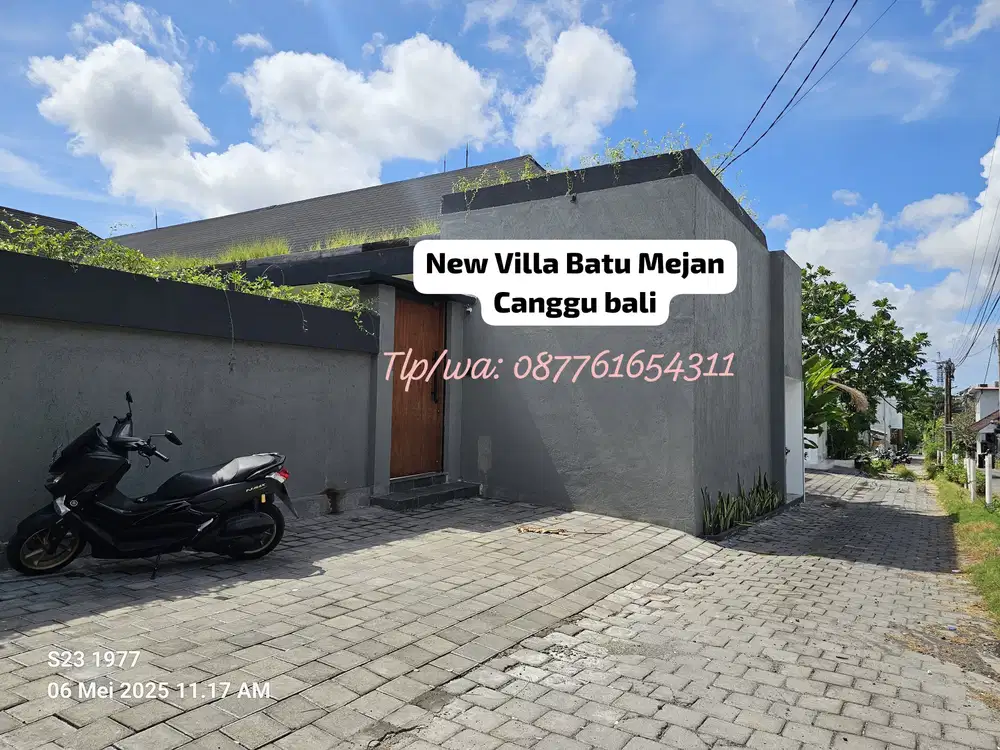 Villa Baru Lt1 di batu Mejan Canggu Berawa Bali