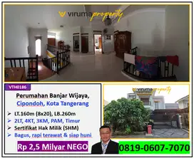 VTH0186 - Rumah Banjar Wijaya, Cipondoh, Kota Tangerang