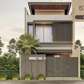 Dijual Rumah Baru 2 Lantai di Komplek cluster 1 gate Sistem jakbar