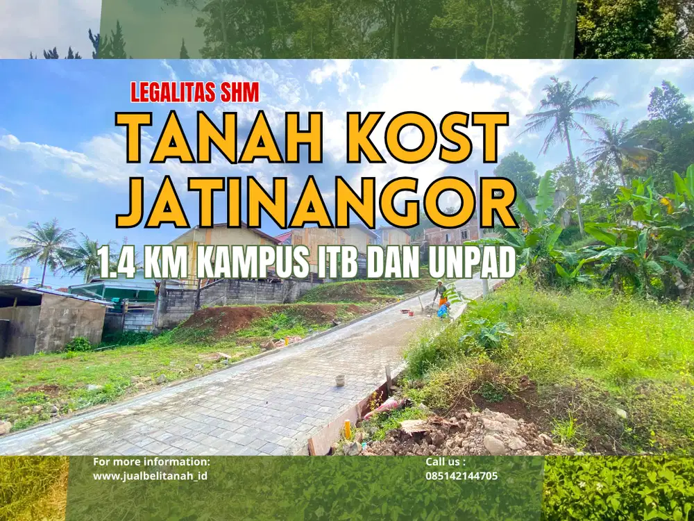 Tanah Kos-Kosan Area Kampus UNPAD,ITB Jatinangor
