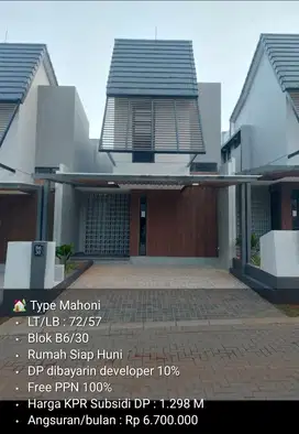 10Juta Langsung Akad dan Langsung Huni at Cendana Residence 2 Serpong