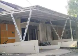 Kanopi bajaringan model tiang V