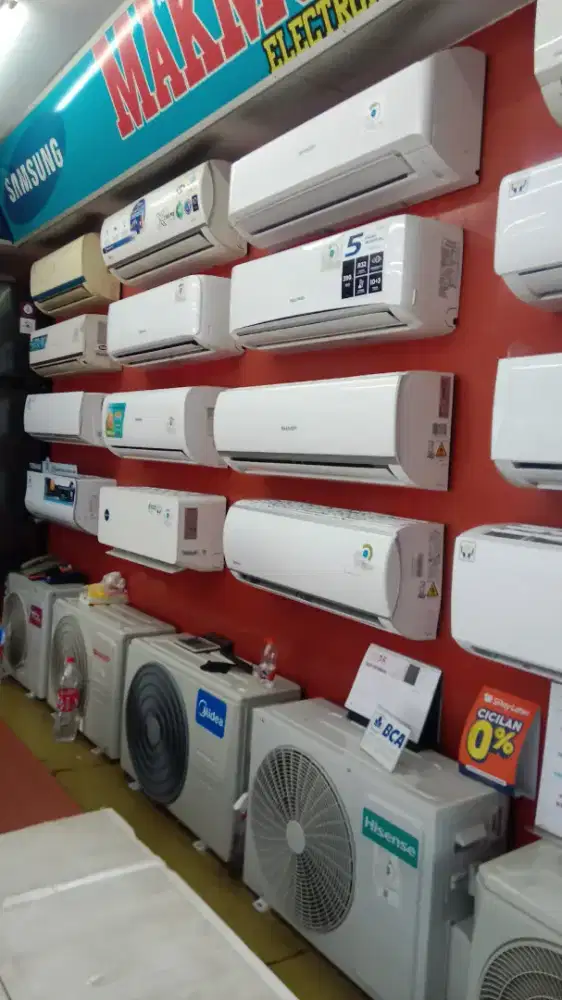 Servis AC split rumahan baru dan bekas