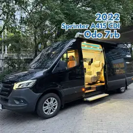 Mercedes Benz Sprinter A415 CDI 2022 NIK 2021 VIP Black Hitam Mercy