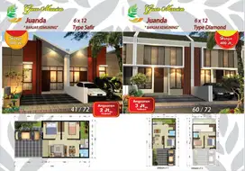 Dijual Rumah Baru di Blok Safir, Green Mansion, Banjar Kemuning,Juanda
