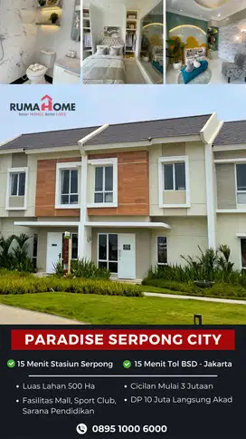 DP 0% Angsuran mulai 3 Juta-an, Modal 5 JT untuk Rumah Mewah 1lt & 2lt