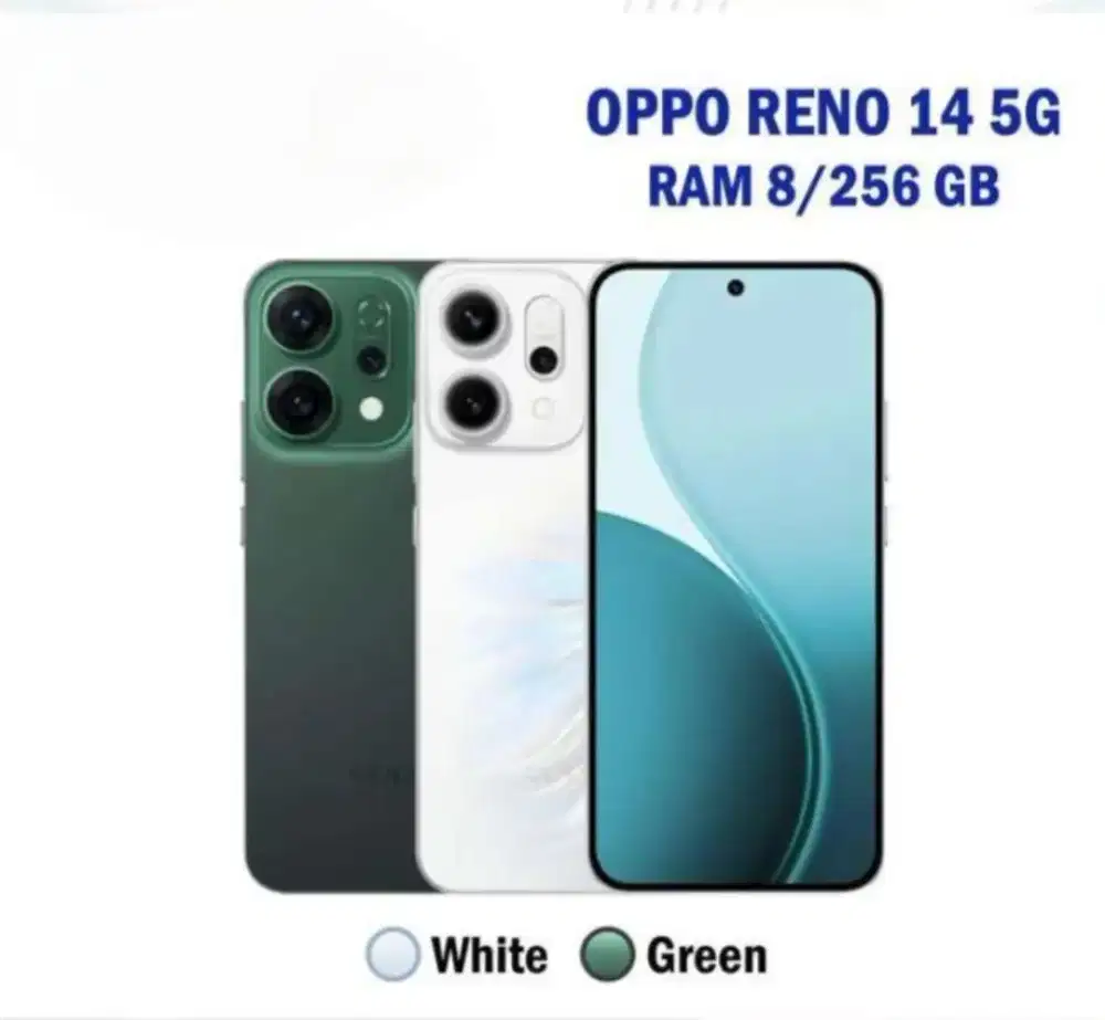 OPPO RENO 14 5G 8/256GB BISA KREDIT SYARAT KTP SAJA