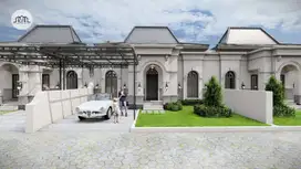 RUMAH MEWAH DESIGN EROPA STYLE TERBARU SAMPING CANDI PRAMBANAN