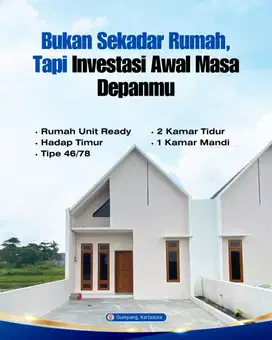 RUMAH HUNIAN READY DI GUMPANG KARTASURA DEKAT KAMPUS UMS SOLOSURAKARTA