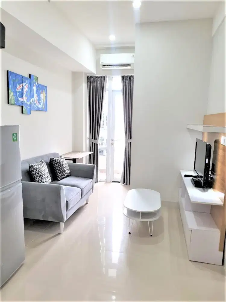 Sewa Apartement Vasanta Innopark Aoki Fully Furnished 2 KT + 1 KM
