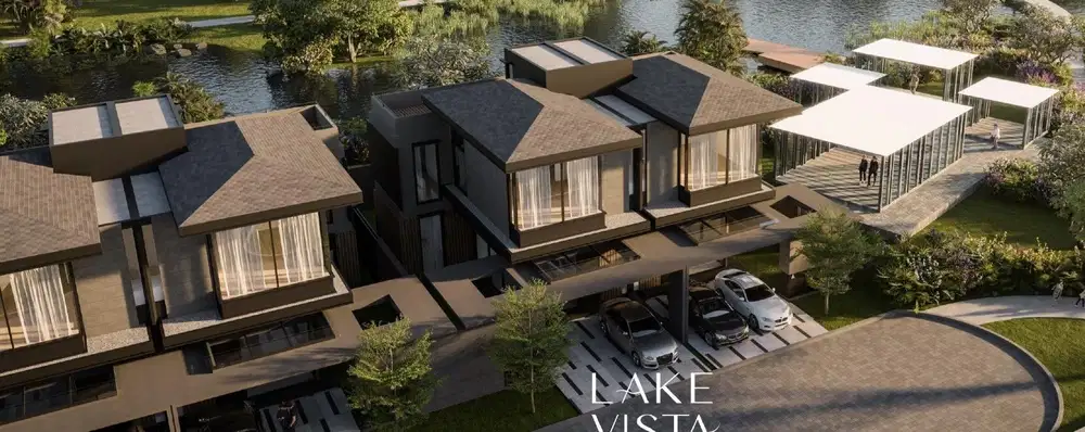 Lake Vista Cluster Portico, Hunian Tepi Danau Premium Shila Sawangan
