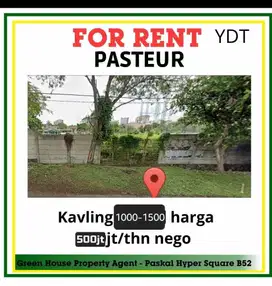 Disewakan tanah di pasteur cocok untuk padel