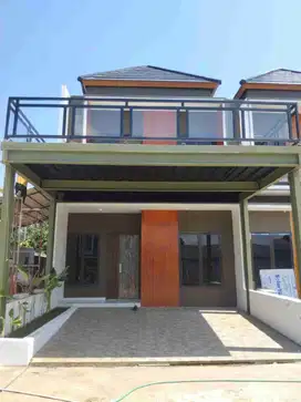 Cluster 2 lantai Row jln 7 meter akses pinggir jalan raya