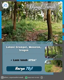 Tanah Tegal Lokasi Grompol