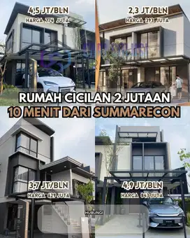 Rumah baru  harga mulai 393 jt