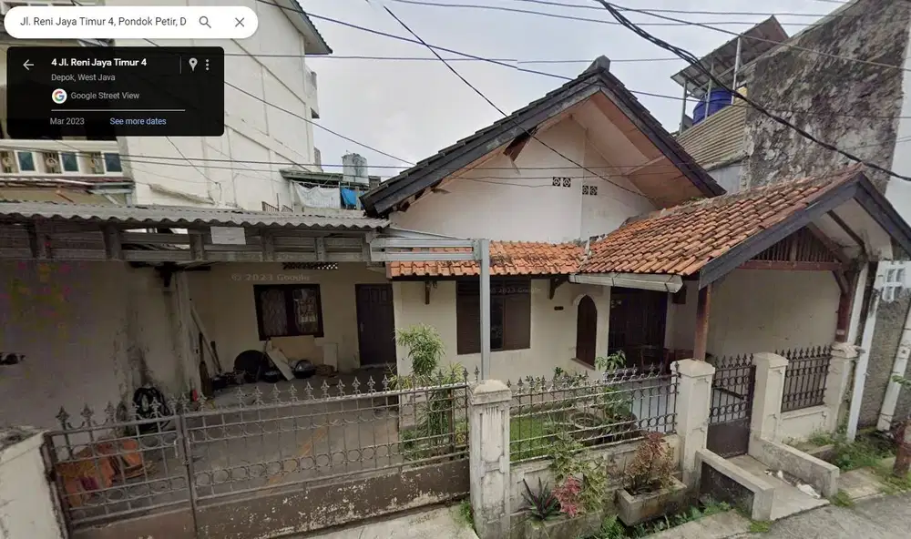 Rumah second dalam perumahan Reny Jaya
