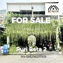 DIJUAL CEPAT RUMAH PURI BETA 2 SIAP HUNI