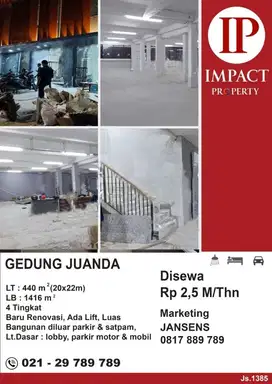 DISEWA GEDUNG JUANDA