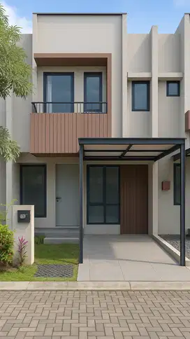 Rumah Estetik Minimalis Kawasan Premium BSD - Favorit Muda-Mudi Modern