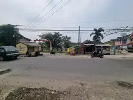 Tanah Puncak untuk usaha diapit 4 jalan strategis 1500m² SHM