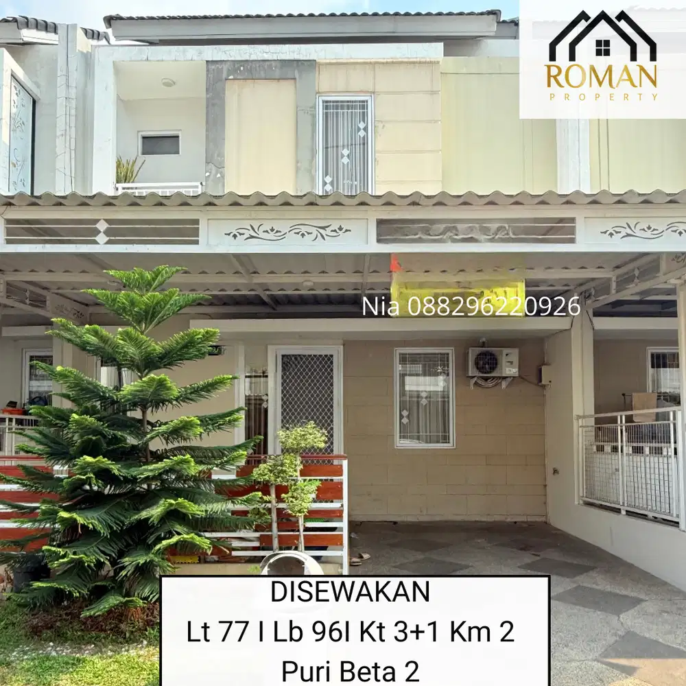 Disewkan rumah puri beta 2 free furnish