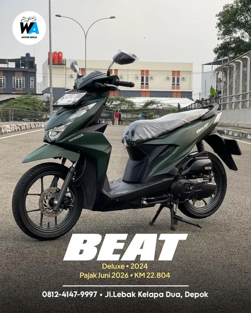 Kredit/Cash Honda Beat Deluxe Cbs Iss Tahun 2024 Istimewa