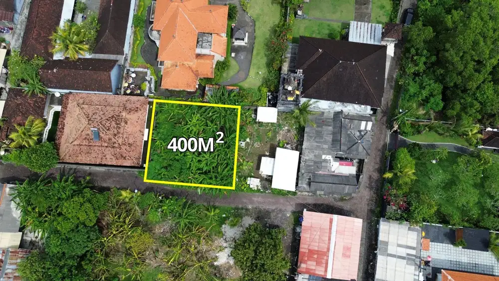 Tanah 400M2 di jln Pratama tanjung Benoa Badung selatan