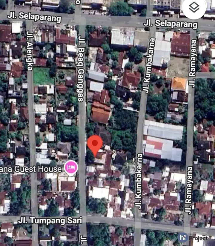 Tanah pinggir jalan di Cakranegara Mataram T754