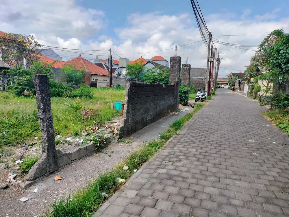 For Sale - Tanah 600m2 di Glogor Carik Pemogan Denpasar Selatan
