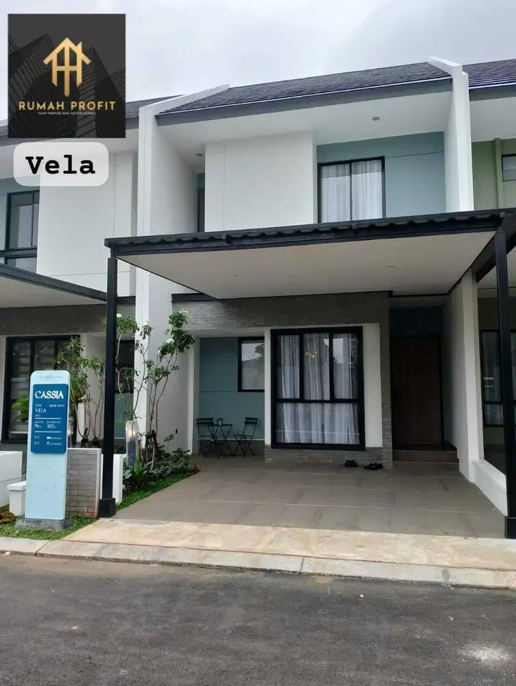 Dijual rumah modern mewah 2lantai cluster cassia cikokol Tangerang