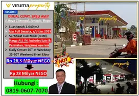 VSS0001 - Jual Cepat, SPBU AKTIF, Turun Harga !!!