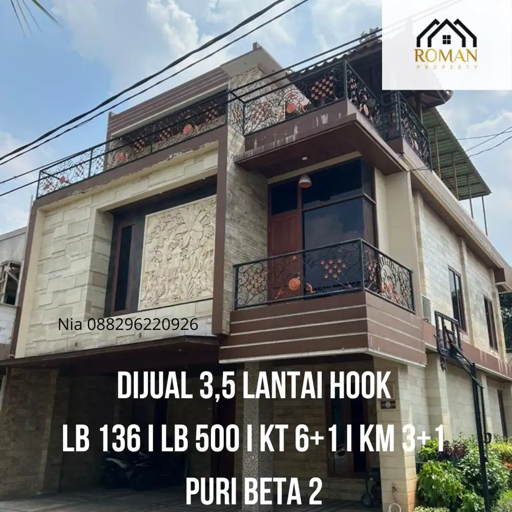 RUMAH MEWAH PURI BETA 2 HOOK SIAP HUNI
