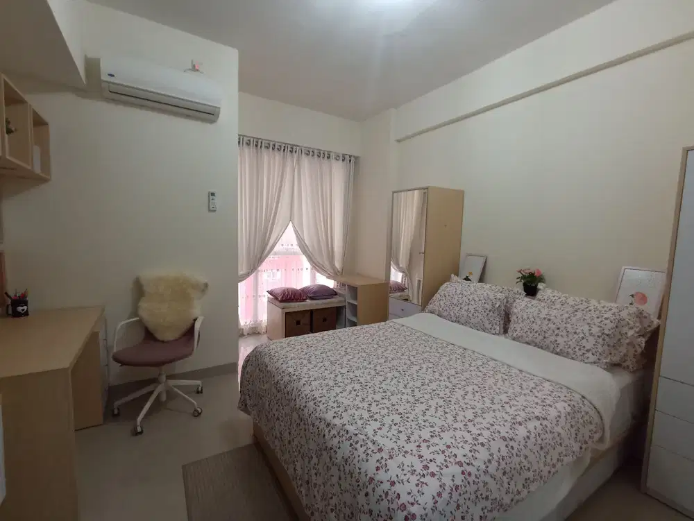 DISEWAKAN APARTEMEN STUDIO DI SAMPING UNIVERSITAS INDONESIA