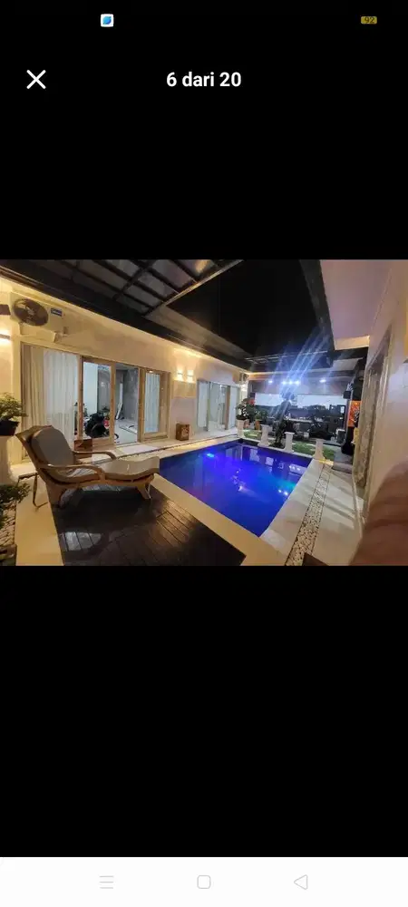Villa di area ketewel view sawah dekat Sanur