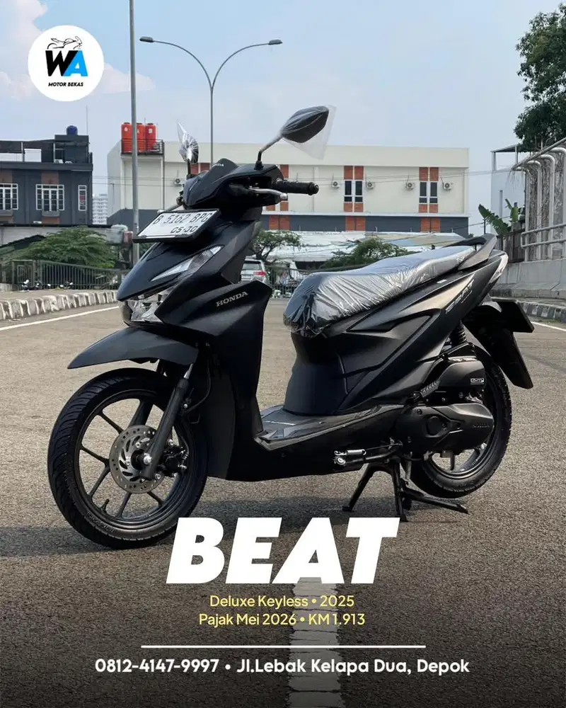 Cash/Kredit Honda Beat Deluxe Cbs Iss Tahun 2025