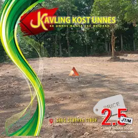 Tanah murah cocok untuk usaha kos di sekaran UNNES gunungpati