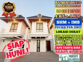 Jual Rumah Klasik Cantik Siap Huni Jatimekar Jatiasih - KPR BSI DP 5%