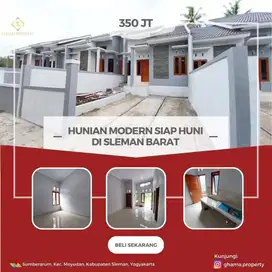 Rumah siap huni dengan desain yang cantik harga murah di Moyudan