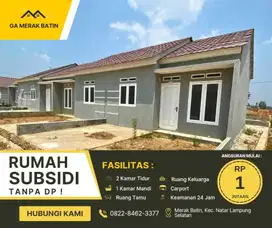 Rumah subsidi Natar rumah tanpa DP