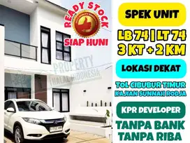 Jual Rumah Siap Huni SHM IMB Dekat Kajian Sunnah Rodja Al Barkah