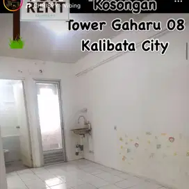 bayar 1 tahun Kosongan 2BR 1 AC tower gaharu Kalibata City