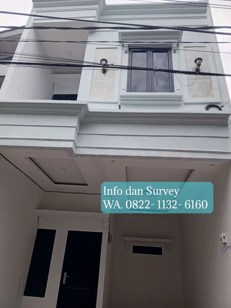 Rumah dekat Stasiun lenteng agung jaksel Minimalis Cluster termurah