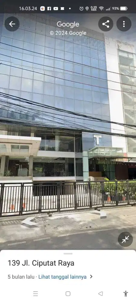 Luas Tanah 1300 m2, Hotel di Kebayoran Lama, Jakarta Selatan
