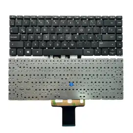 Keyboard Laptop HP 240 G7 14-DA 14-CE 14-CK 14-cd Hitam Baru Bergarasi